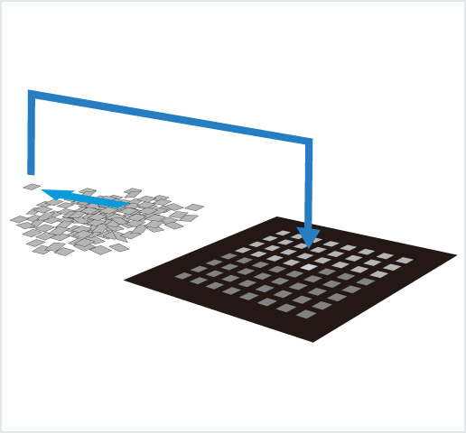 ［Image］Tray setter： 小尺寸单片用托盘排列机